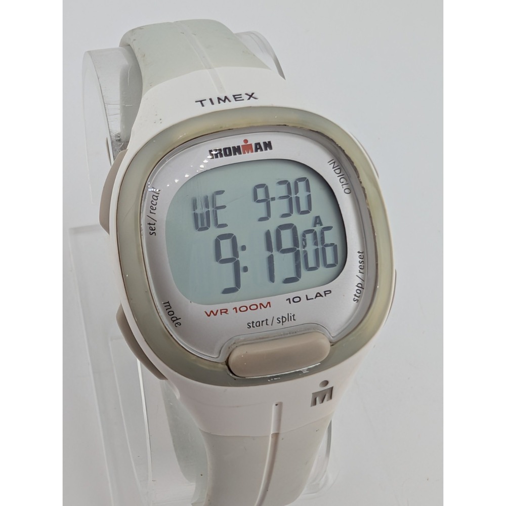 Timex Ironman Women's Digital Watch 33mm Case TW5M47800 10-Lap New Battery